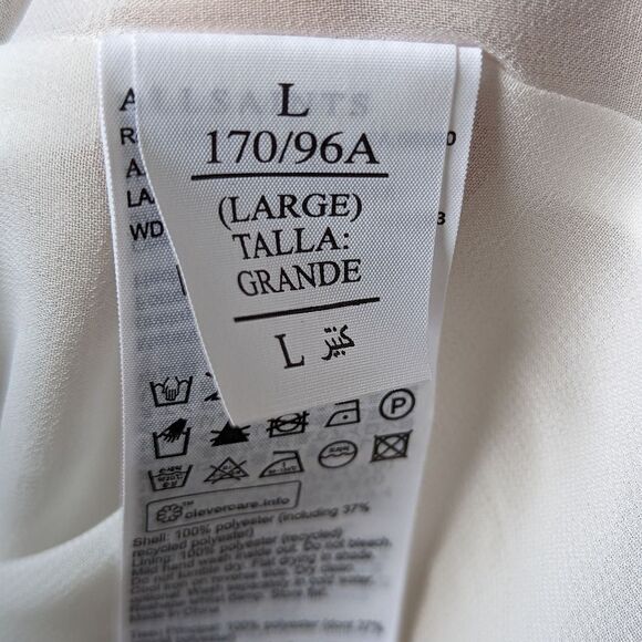 All Saints White Pleated Dress - Picture 9 of 15